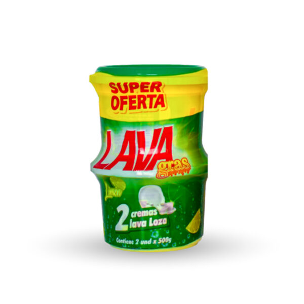 Lavaloza en crema 500 + 500 gr limón